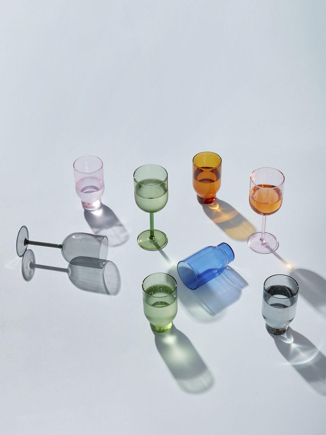 WATER GLASS, 2 PCS, TALL, ROSE, 65110R