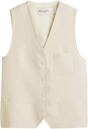 Vest, tailored, straight fit, butto