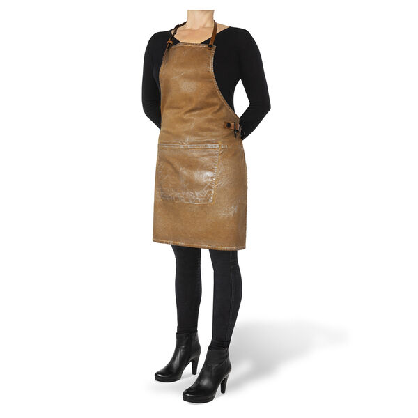 BBQ Style Apron Gold Wash