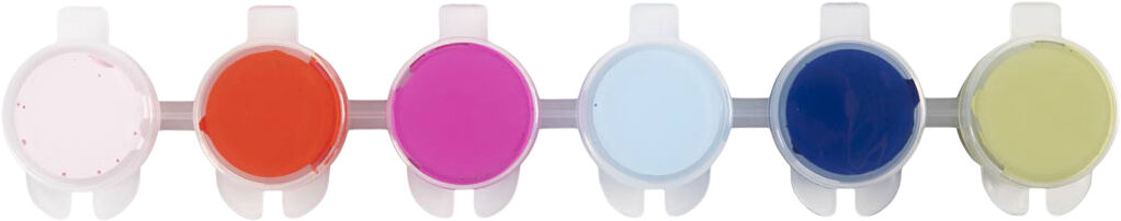 Plus Color Hobbymaling, st&aelig;rke farver, 6x5ml.
