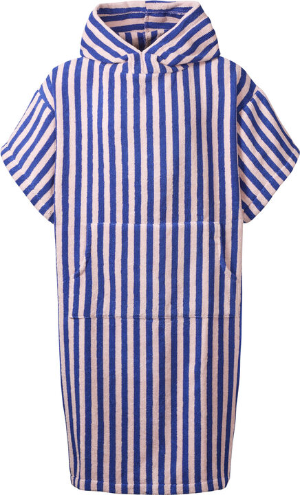 Naram Poncho - dazzling blue & rose