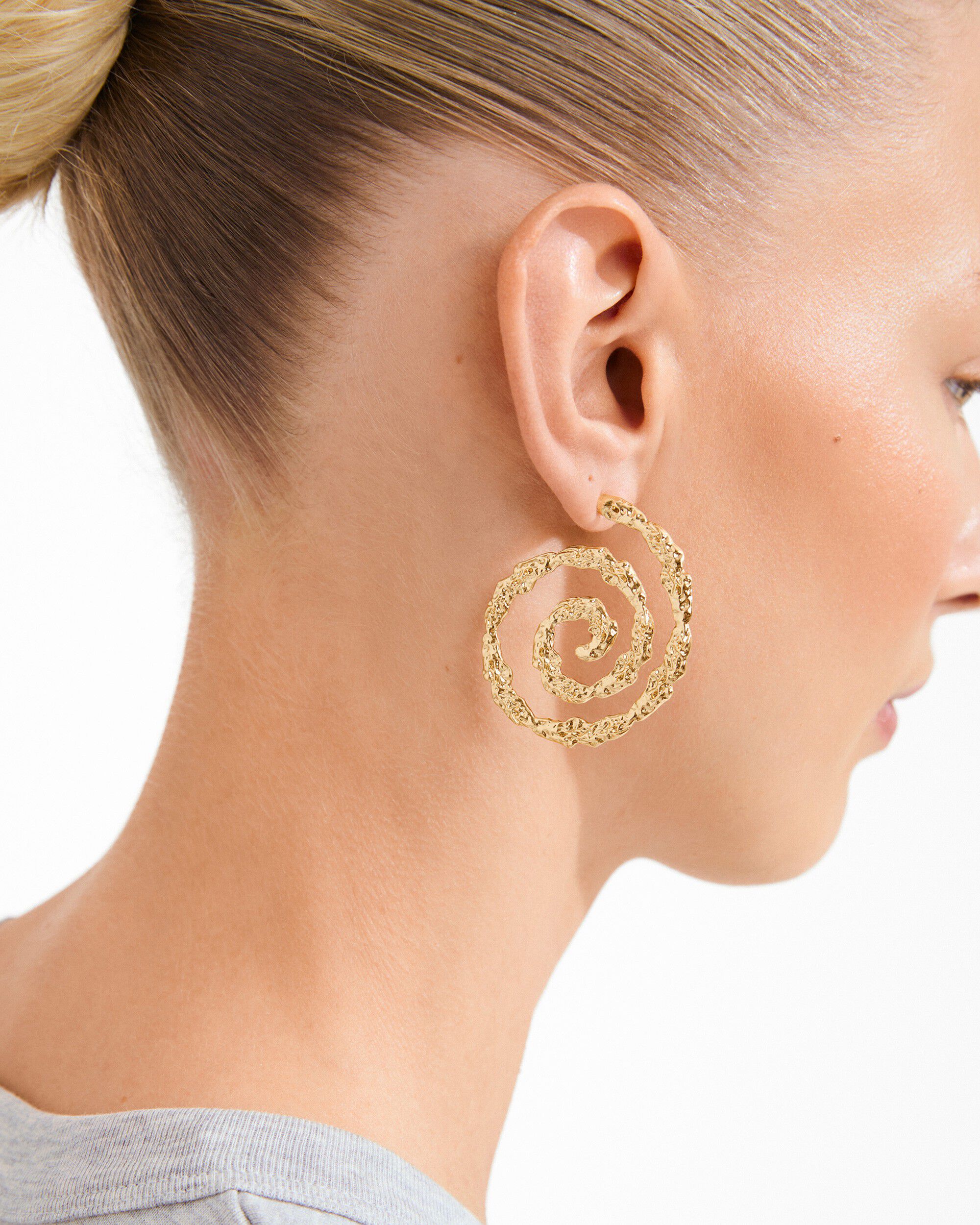 STILL earrings gold-plated