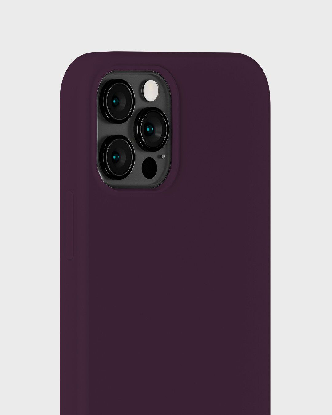 Silicone Case iPhone 12/12 Pro Deep Plum