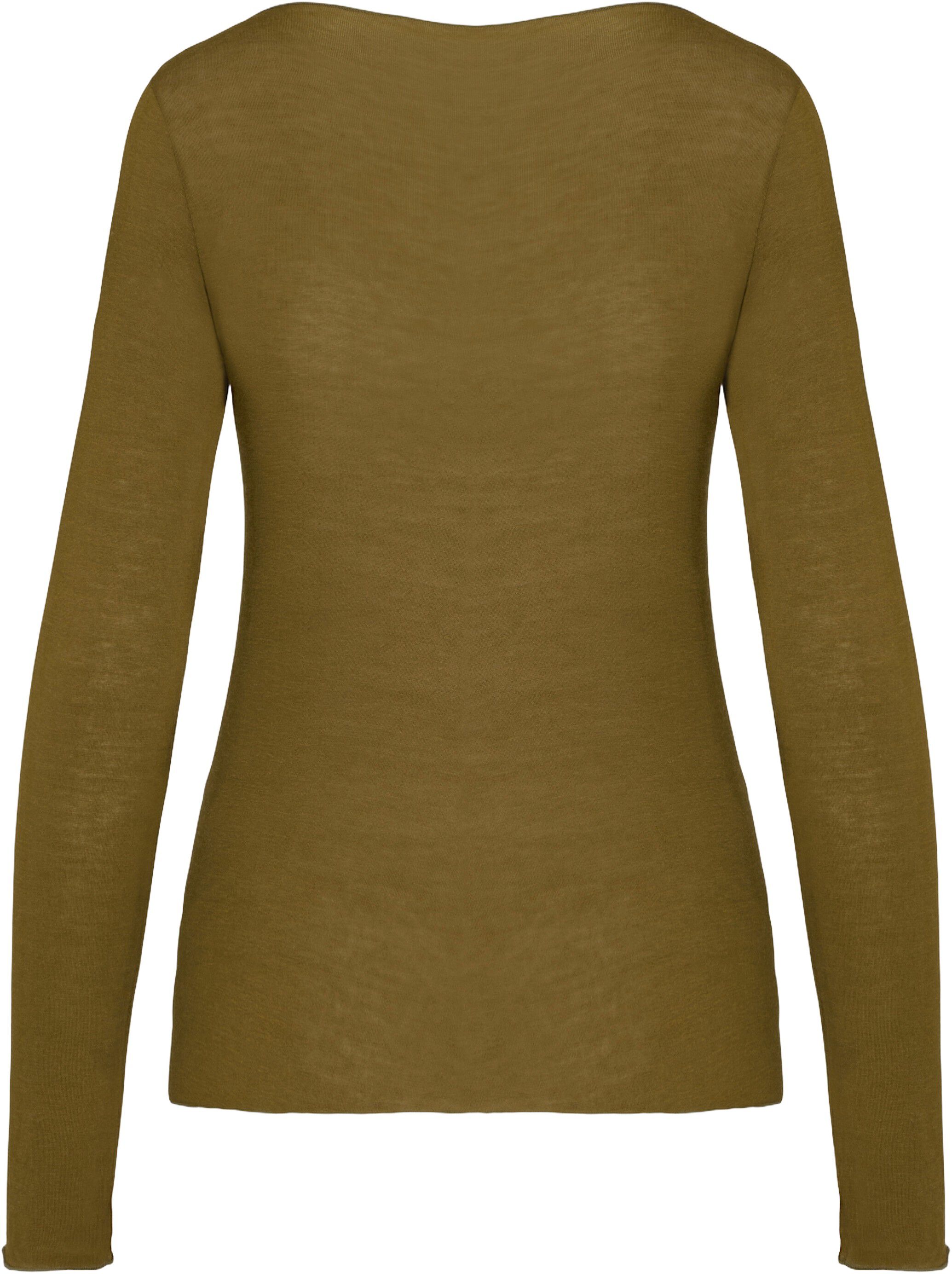 super soft Boatneck shirt with Cashmere