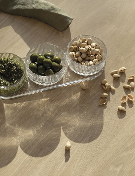 Pilastro tapas sett clear