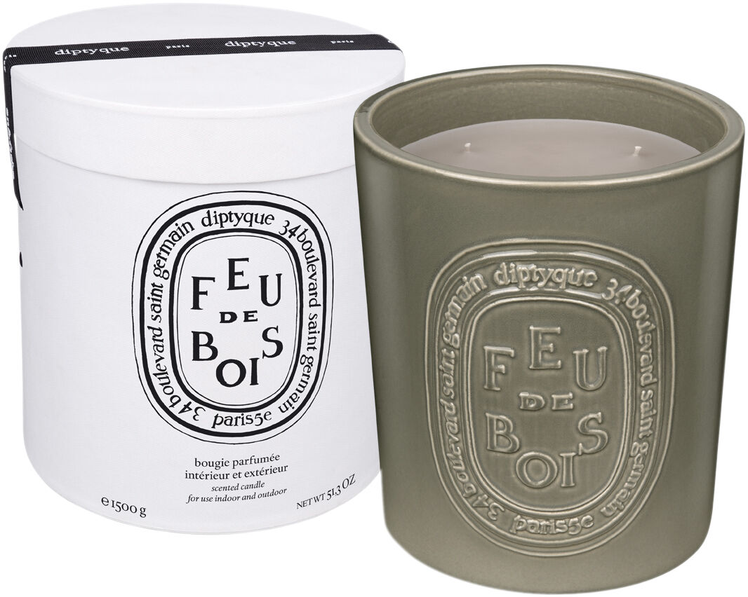 Feu de Bois Large Scented Candle Indoor & Outdoor