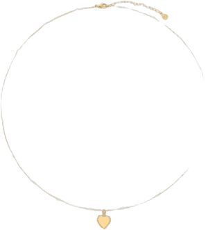 Necklace mini pearl & heart