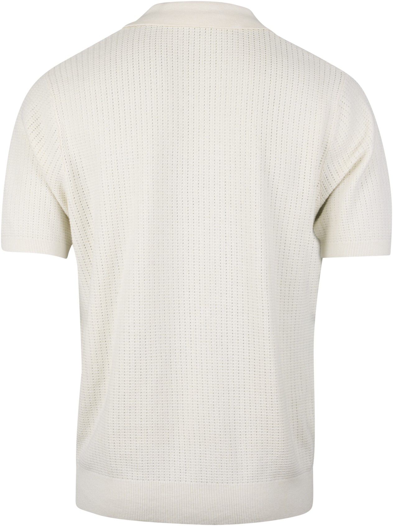 Polo Shirt Knitted Crochet Hemp / Supima Cotton