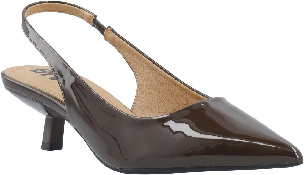 BIAKRISTIN Kitten Heel Slingback Patent