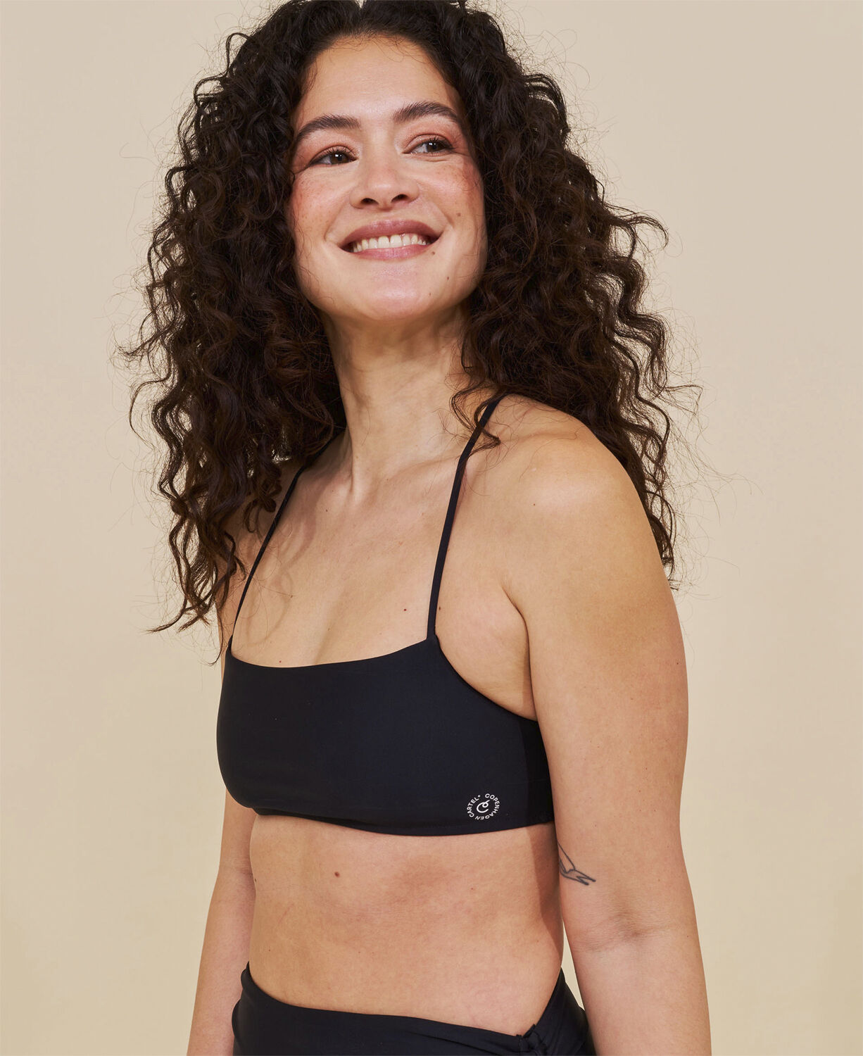 Sanur bandeau-bikini topp