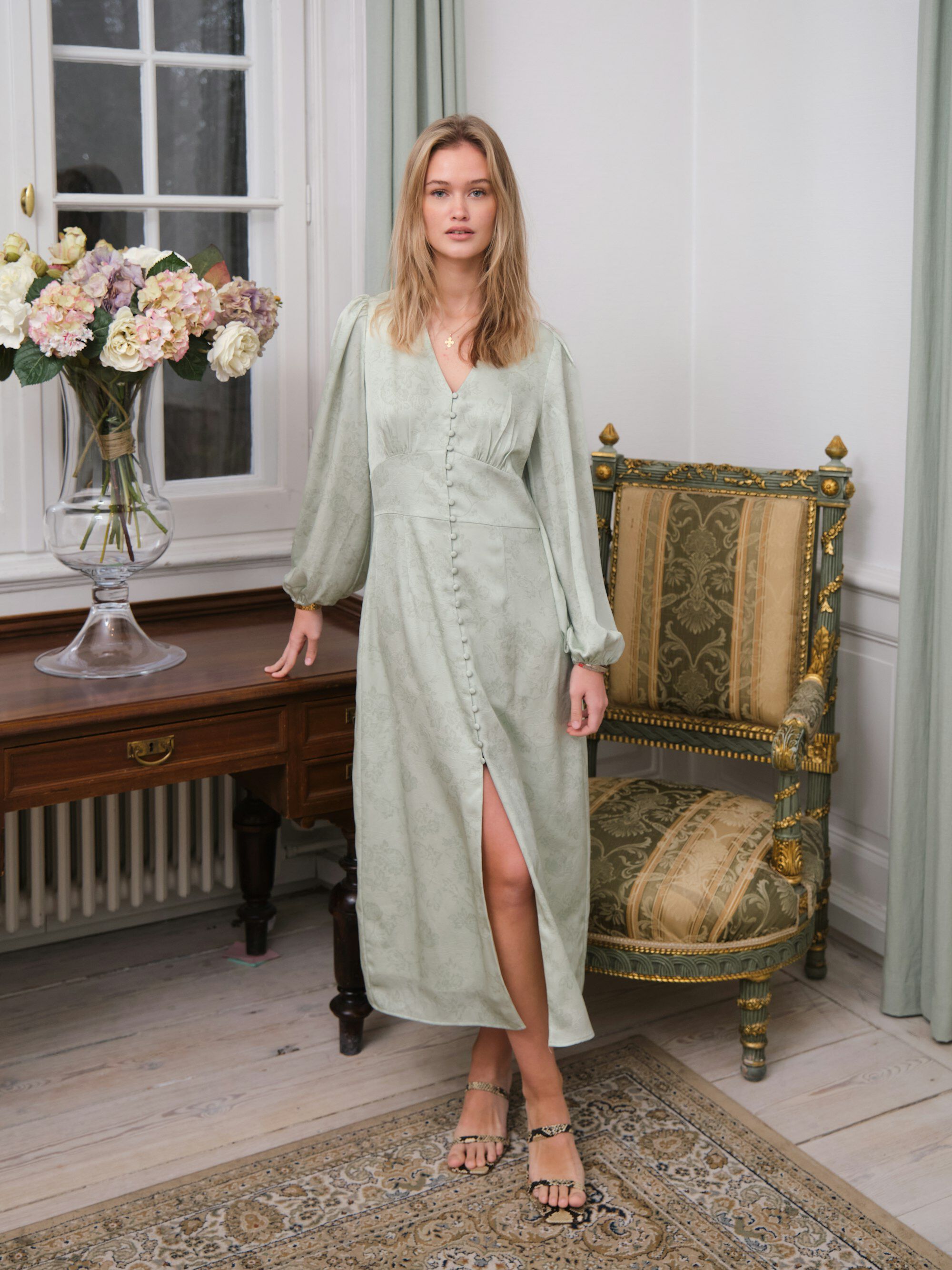 Alto Pattern Sateen Dress