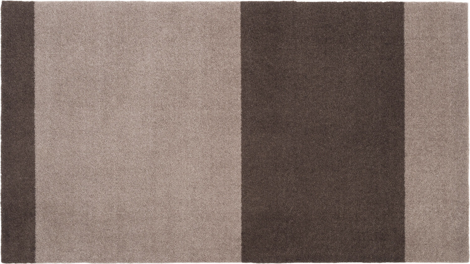 L&oslash;ber, 67x120 cm, stripes-horizon sand/brun
