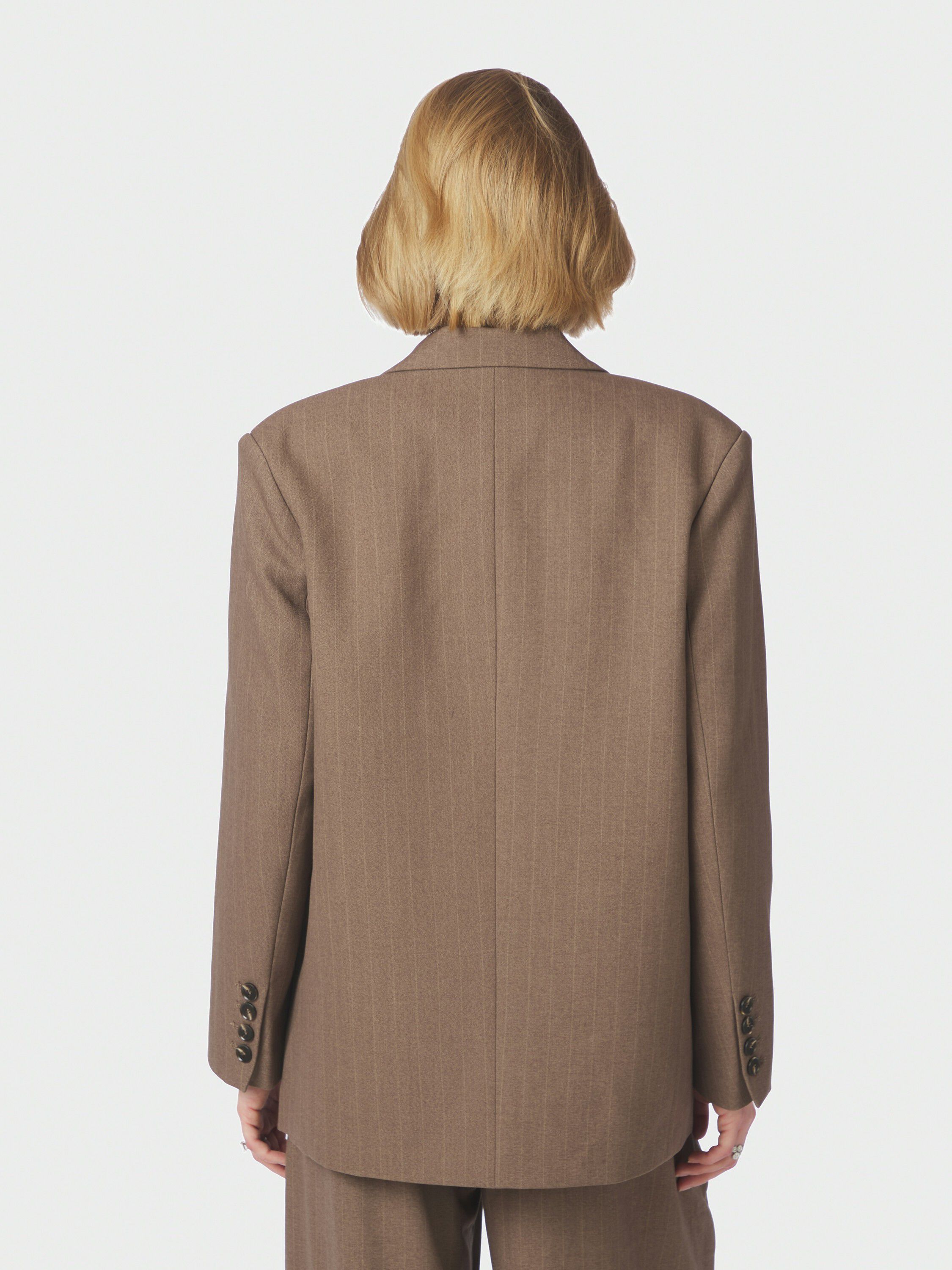 Gaby Pinstripe Blazer