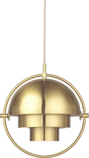 Multi-Lite Pendant - Small (Base: Brass, Shade: Shiny Brass)