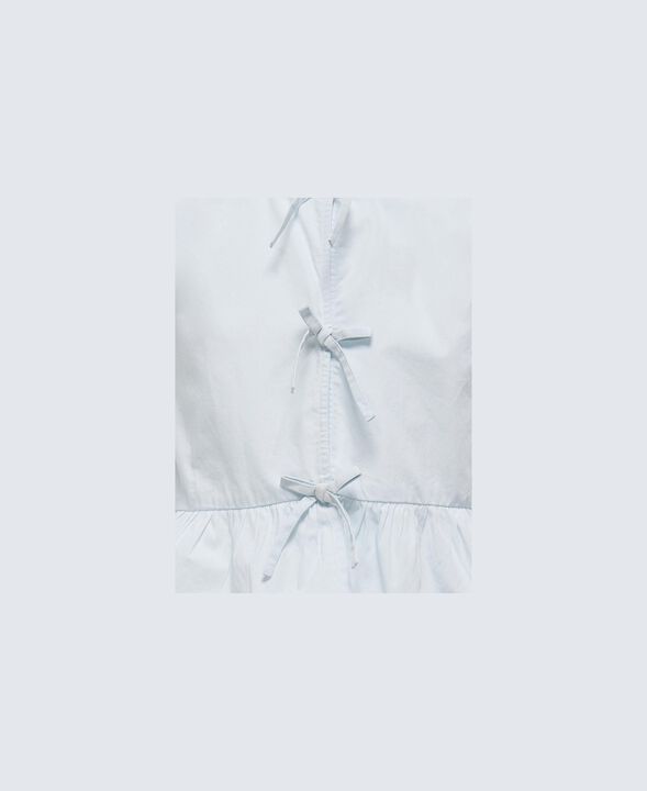KOGCLARA S/S BOW SHIRT WVN NOOS