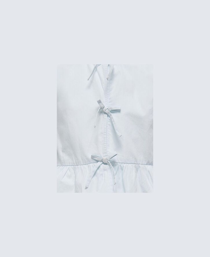 KOGCLARA S/S BOW SHIRT WVN NOOS