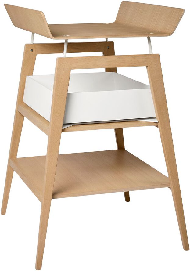 Leander Linea� puslebord m. skumhynde, Eg