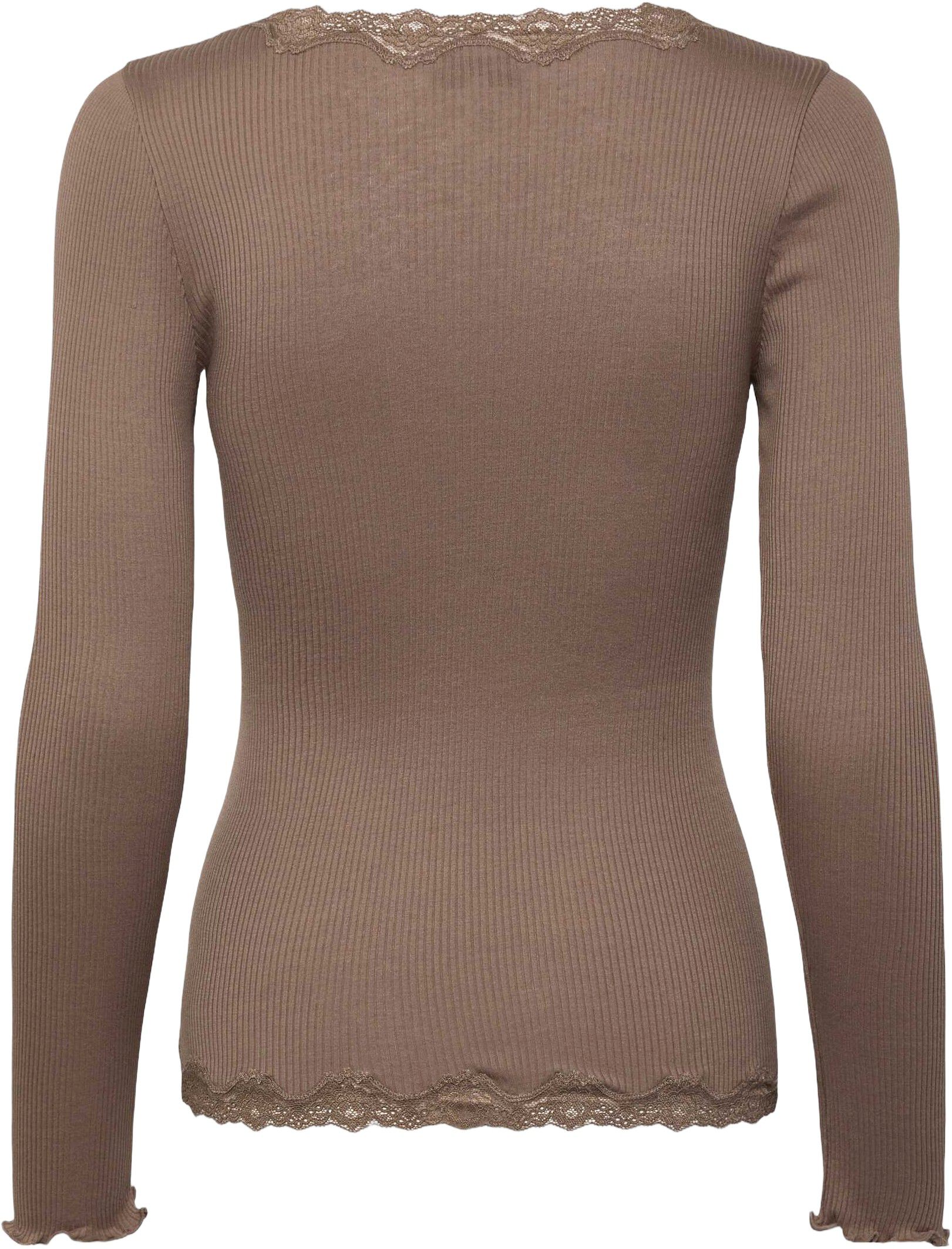 RWBabette Silk LS V-neck Lace Cardigan