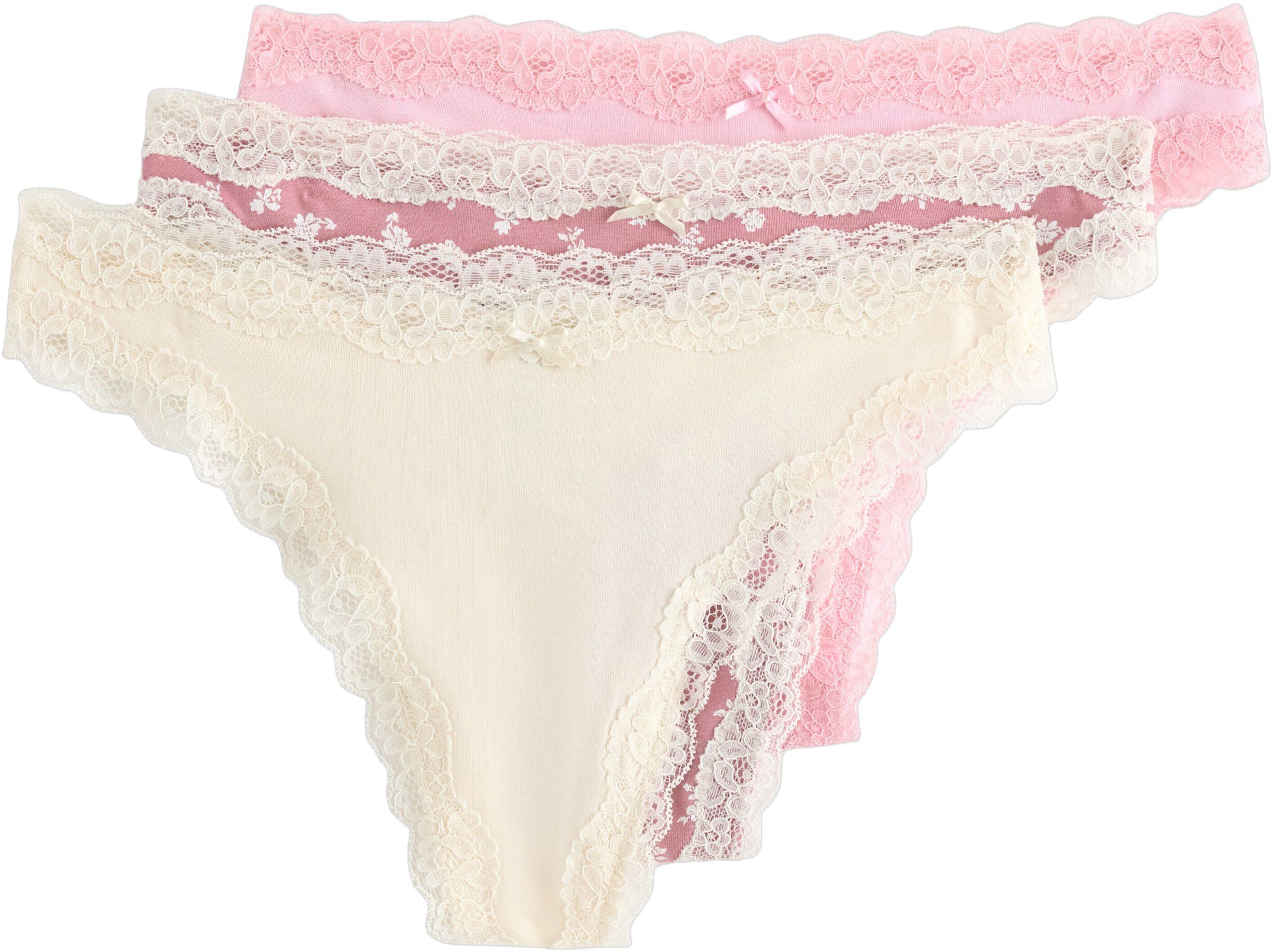 3-pakning stringtruser med vanlig m