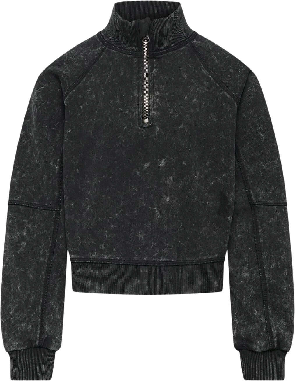 KOGDONNA L/S HALF ZIP WASHED UB SWT