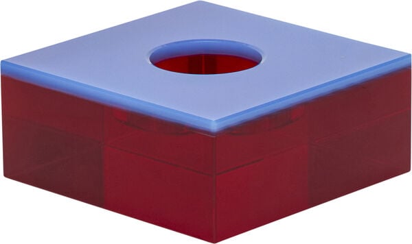 Flux Tealight Holder Blue/Red