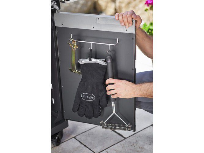 Grillb&oslash;rste 43 x 16,5 x 3 cm Plast/St&aring;l