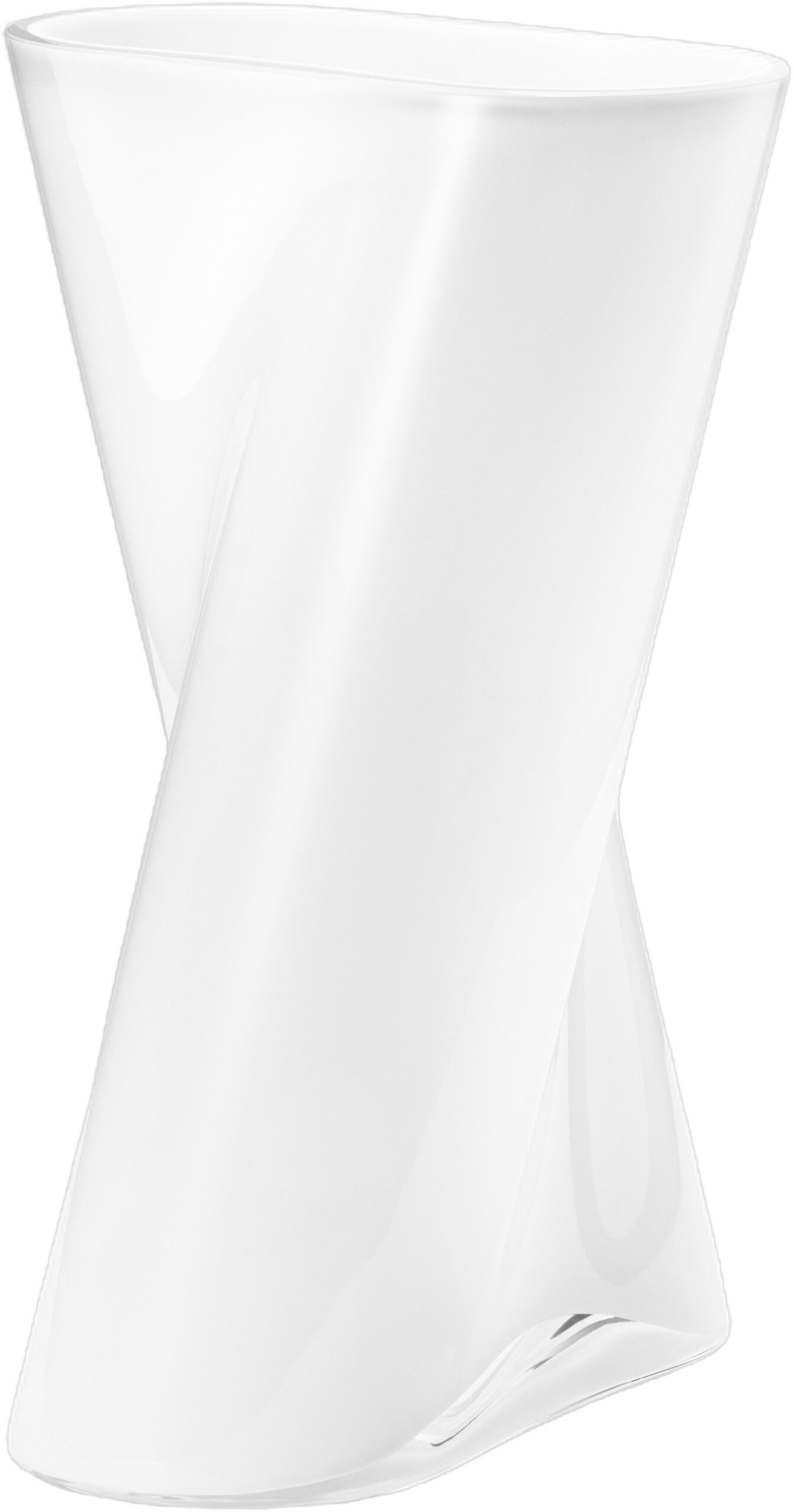 Lituus Vase, mellem i opalglas
