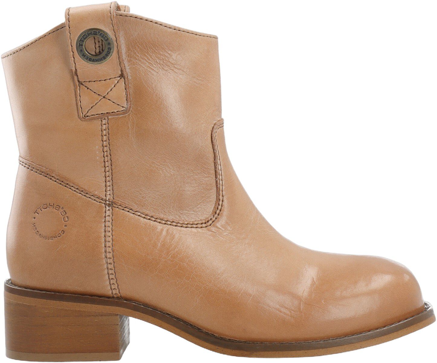 CASVILMA Pull On Low Cut Boot Waxy Leather