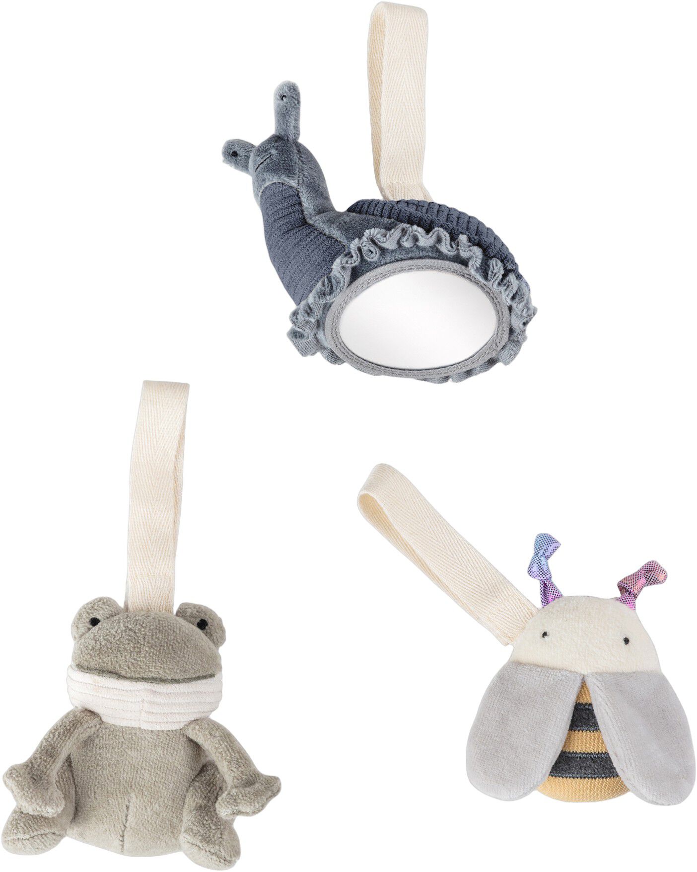 Aktivitetsleget&oslash;j, 3 stk. , fr&oslash;/bi/ snegl