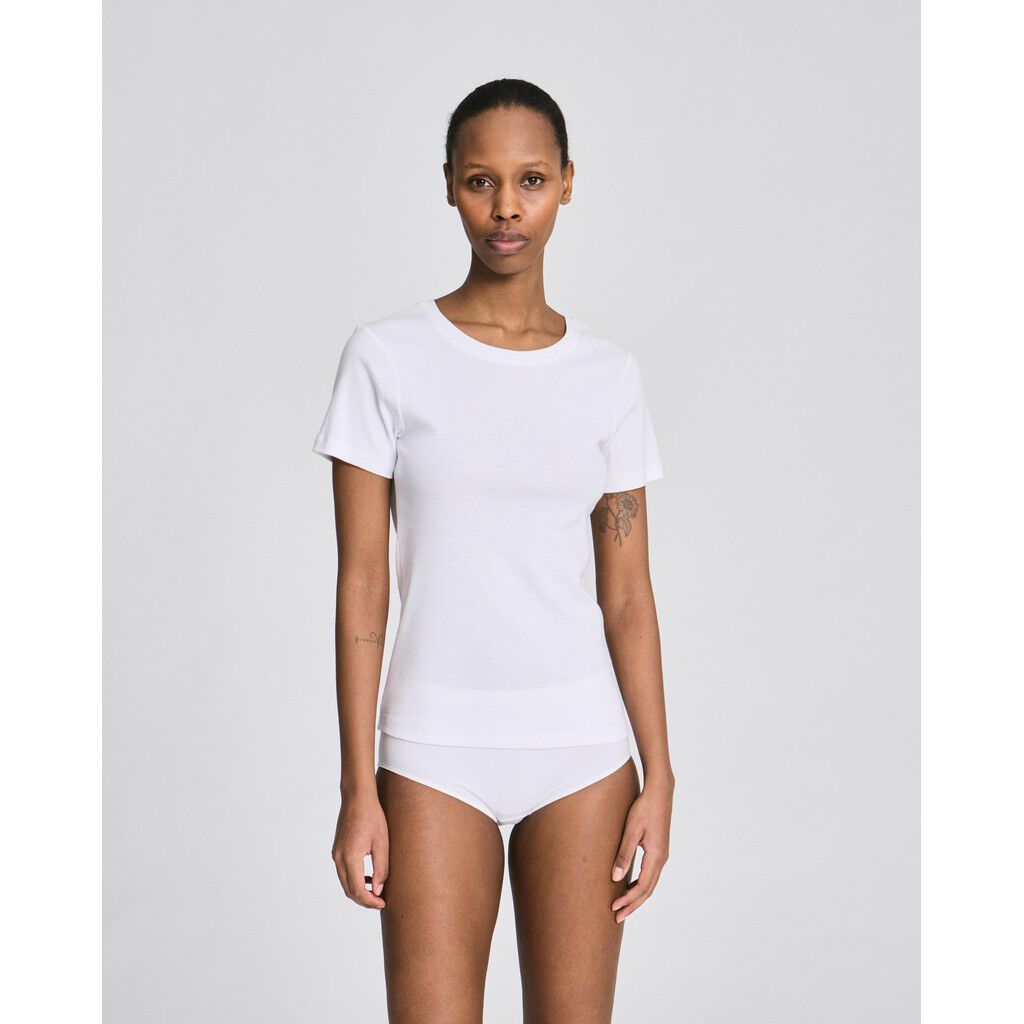 Trille Cotton Top 1x1 Rib Tee GOTS