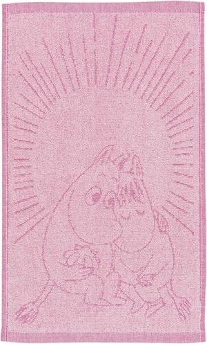 Moomin h. twl 30x50 Sweethearts pink GOTS