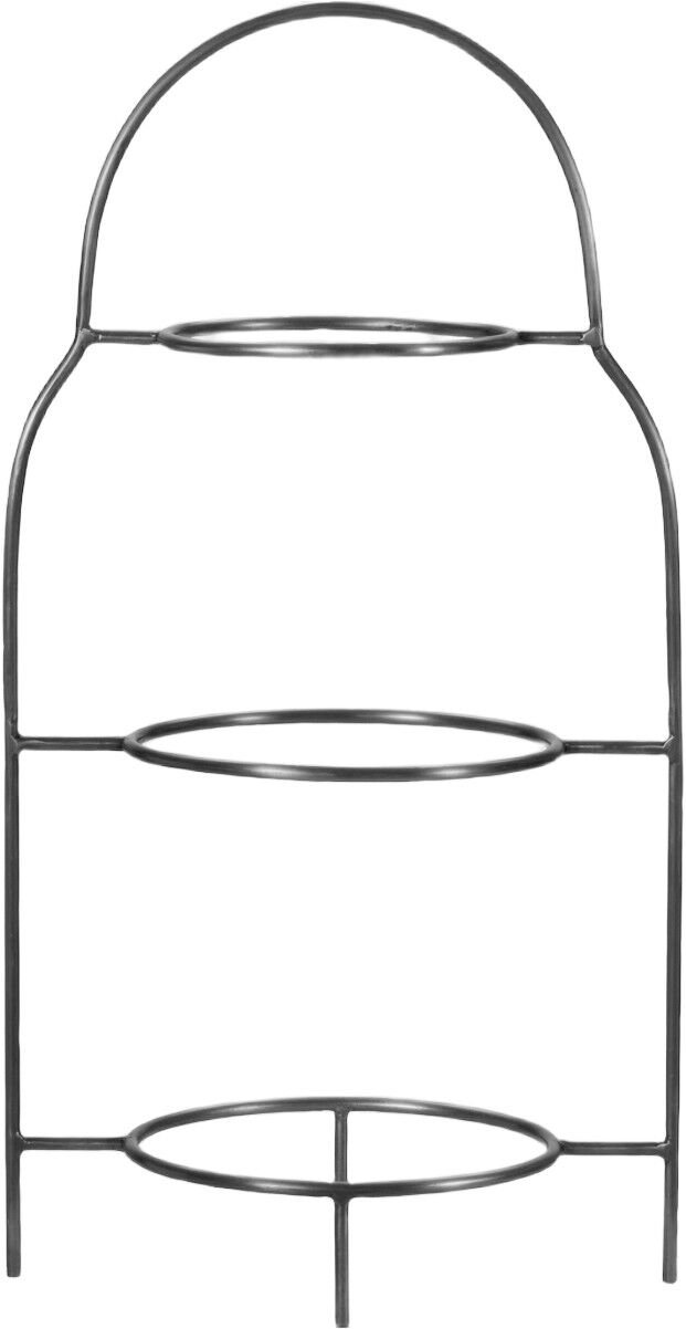 Tallerkenstativ, HDSana, S&oslash;lvfinish