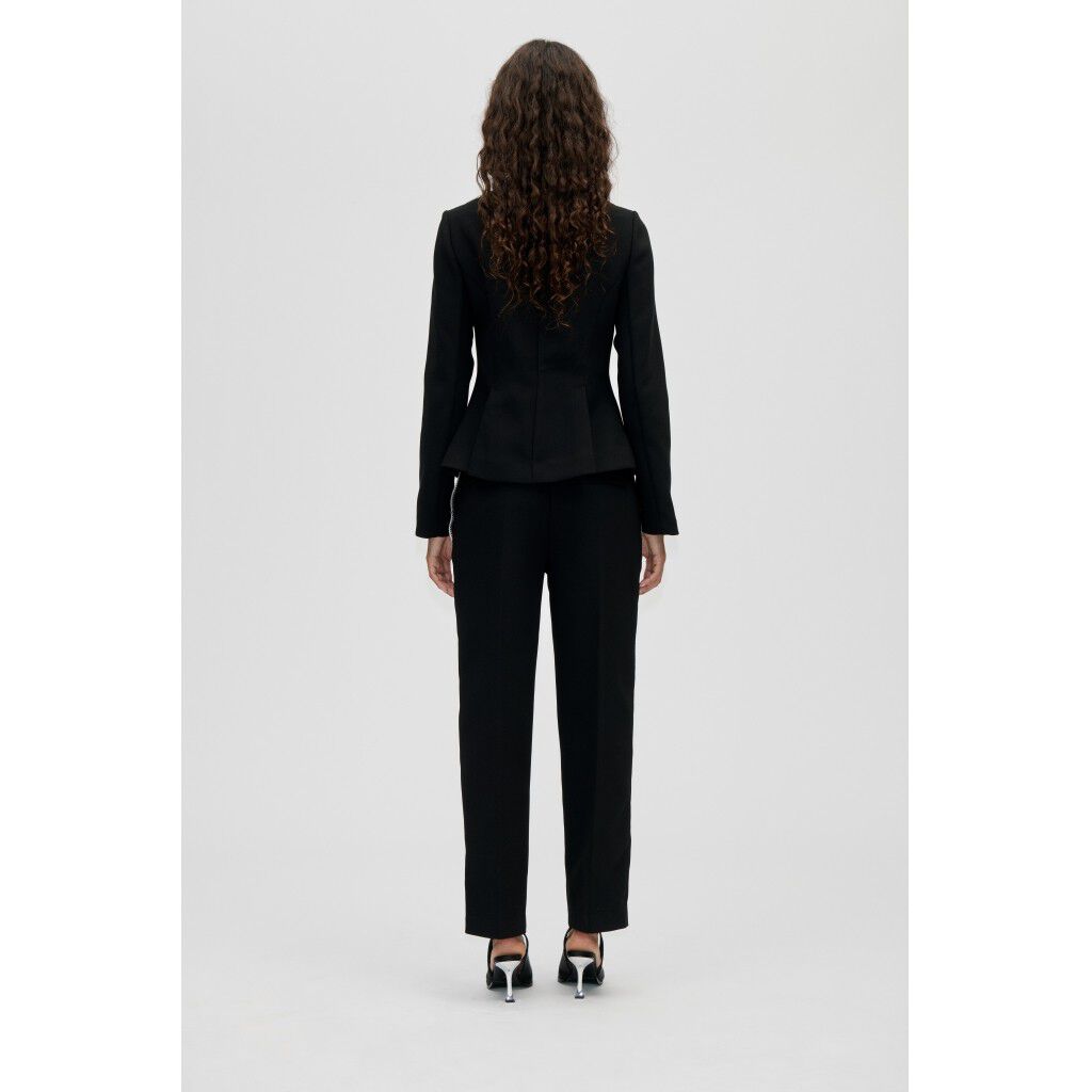 2360 Structured Crepe, Straight Tailored Ankle Pants