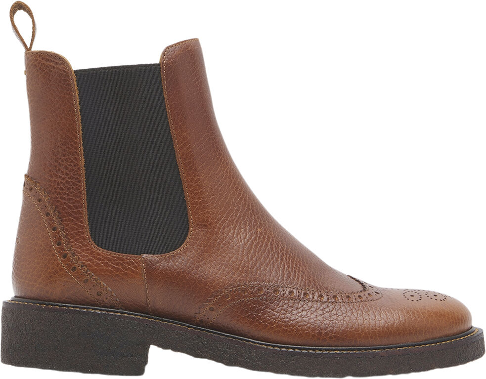 St&oslash;vle med dekorativt brogue hulm&oslash;n