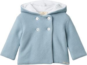 COTTON BABY JACKET W. HOOD