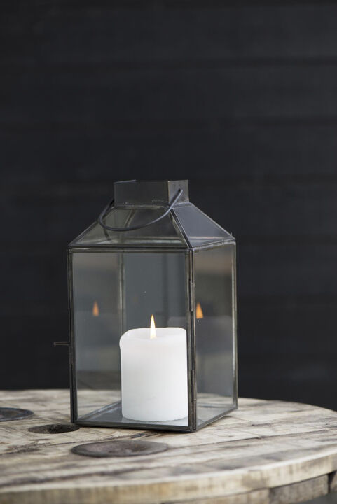 Lanterne Norr skrå glastop