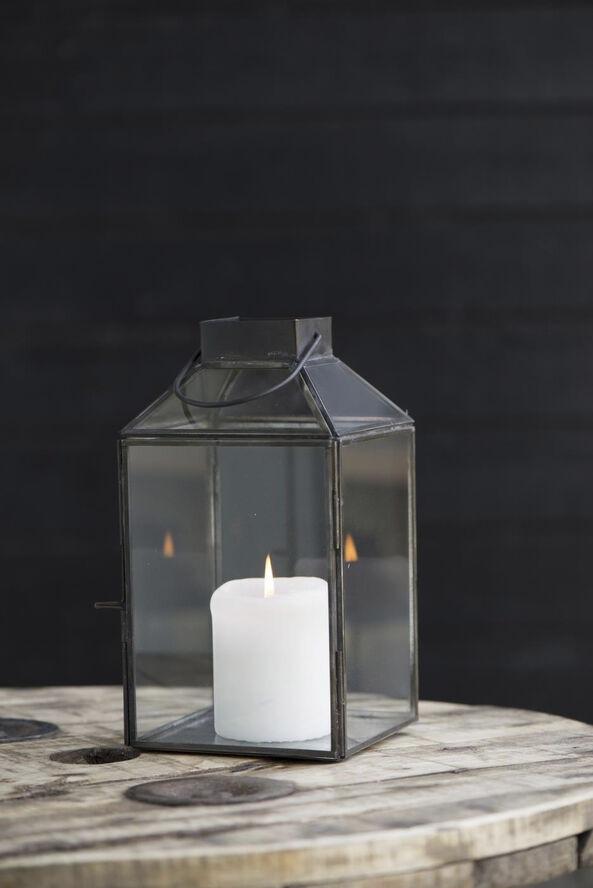 Lanterne Norr skrå glastop