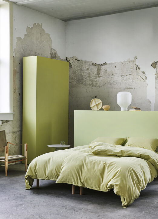 Frøya økologisk sengesæt lime