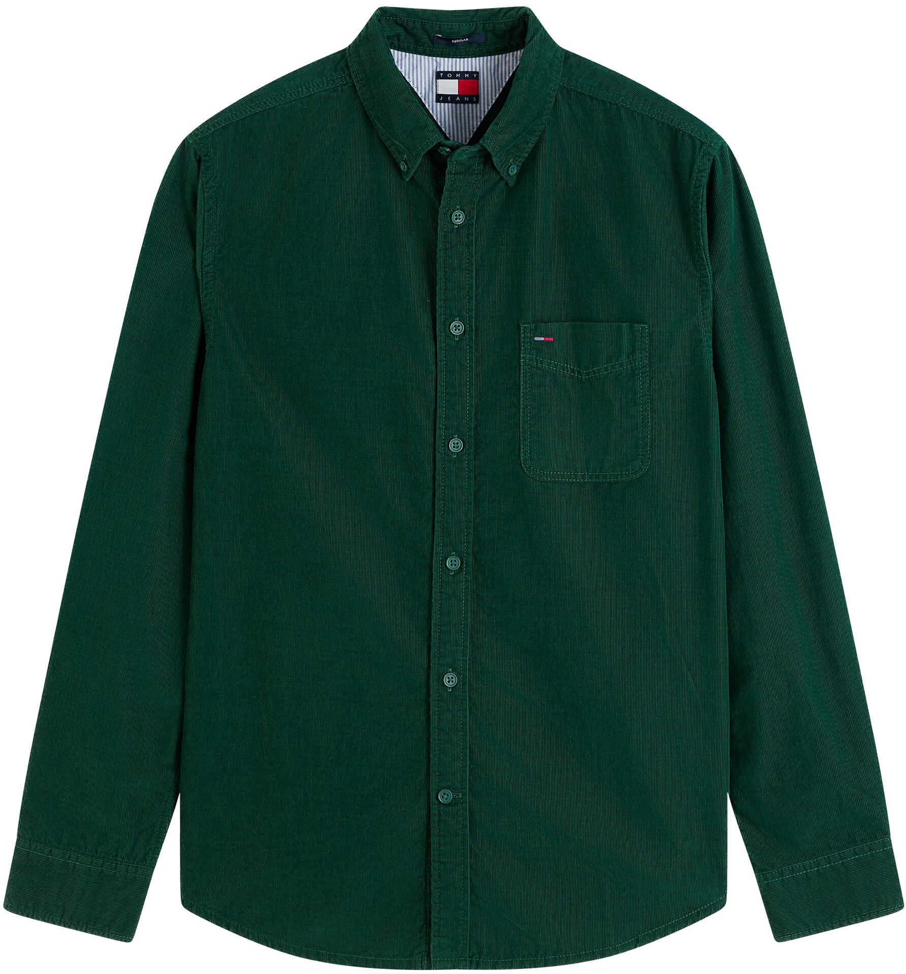 Regular Fit Button-Down Corduroy Shirt