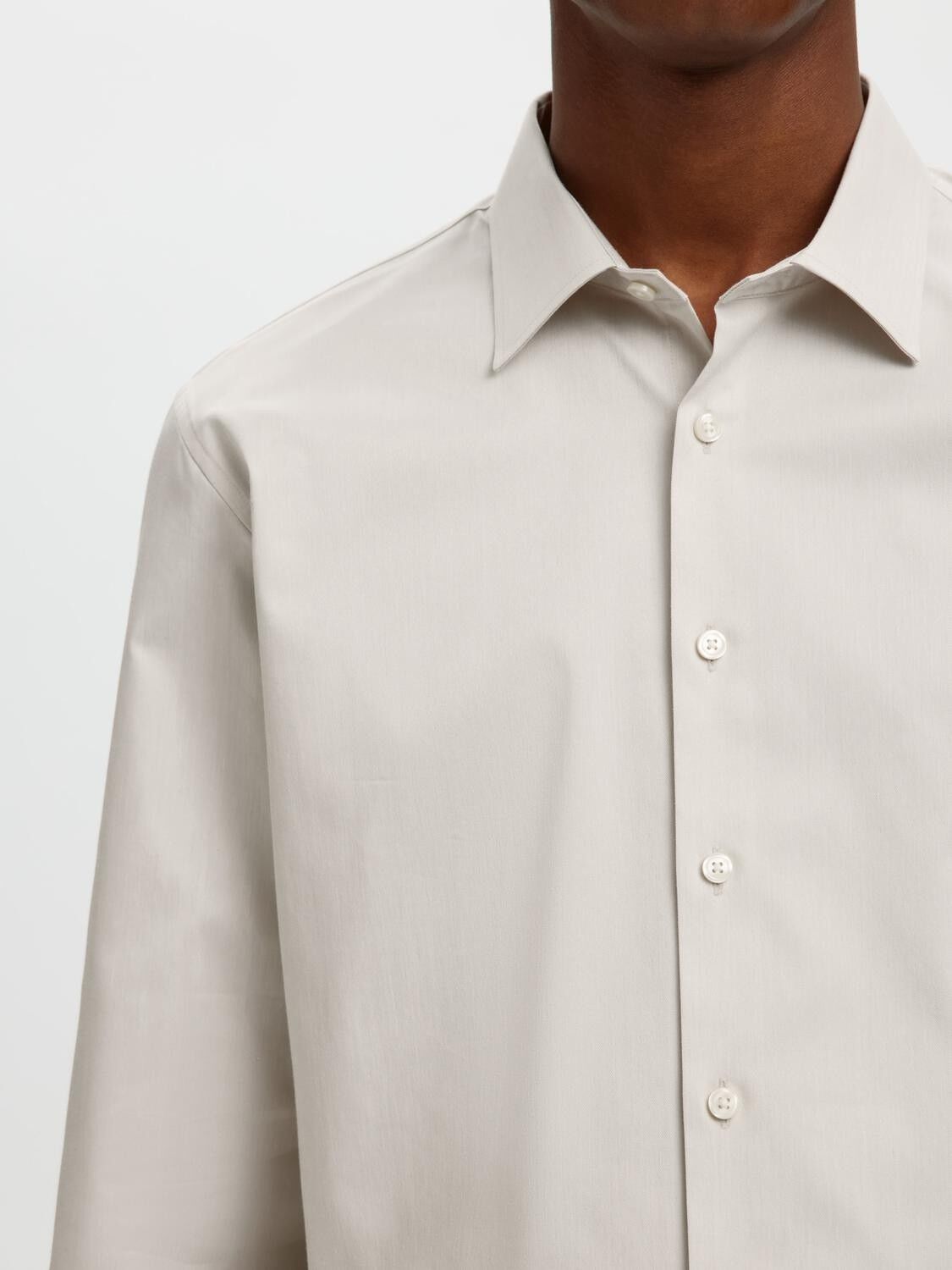 SLHSLIM-PERFORMANCE SHIRT LS NOOS