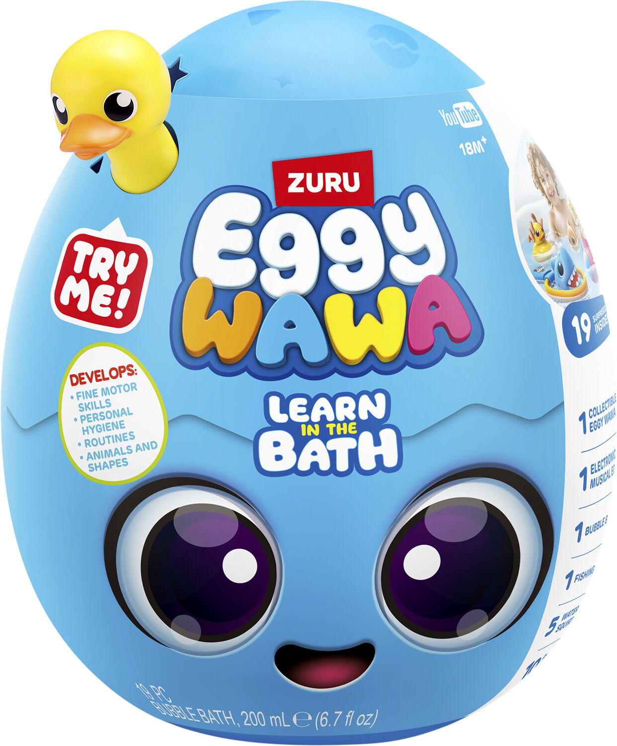 Eggy Wawa Bath Time