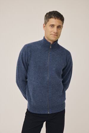 Maryn 4 Cardigan m. lynlås - 100% lammeuld RWS