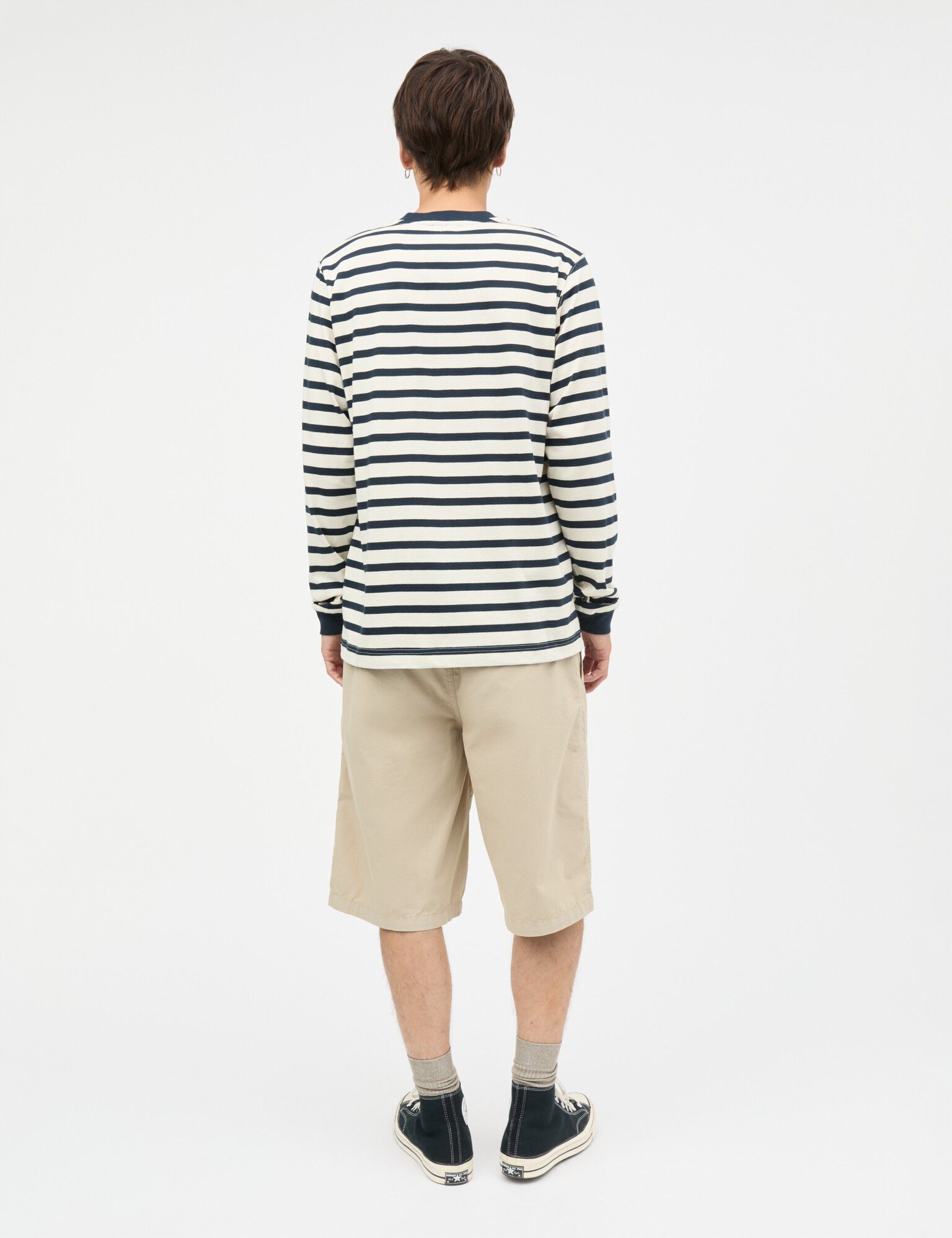 Cotton Jersey Stripe Frode Tee LS