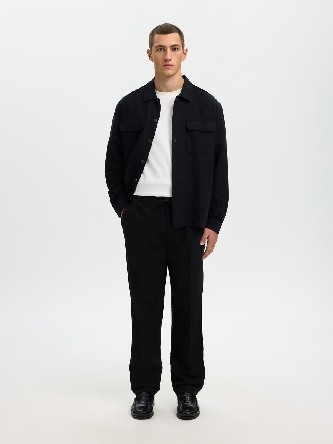Slh196-Straight Leroy Linen Bld Pnt Noos