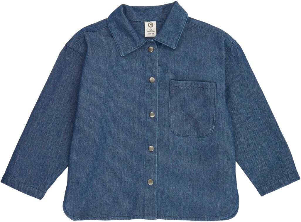 Denim L/S-skjorte