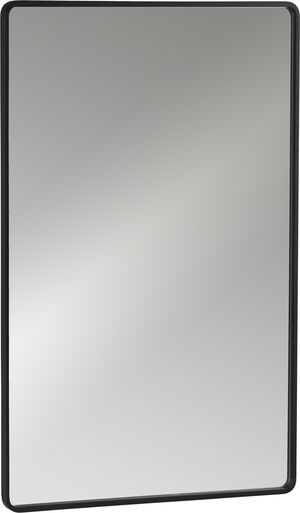 Veggspeil Rim 70x44 cm Black