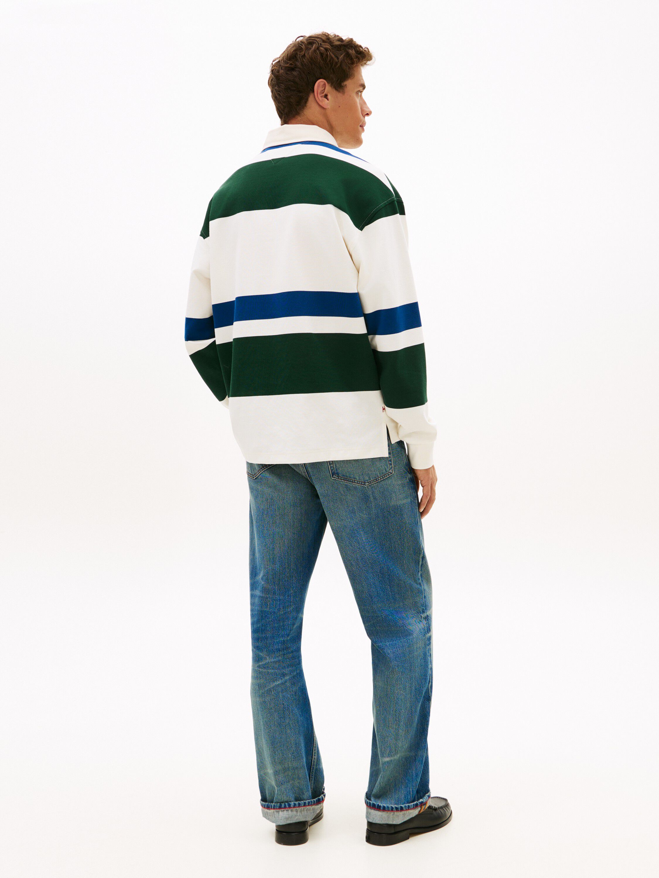 Stripe Relaxed Rugby Shirt