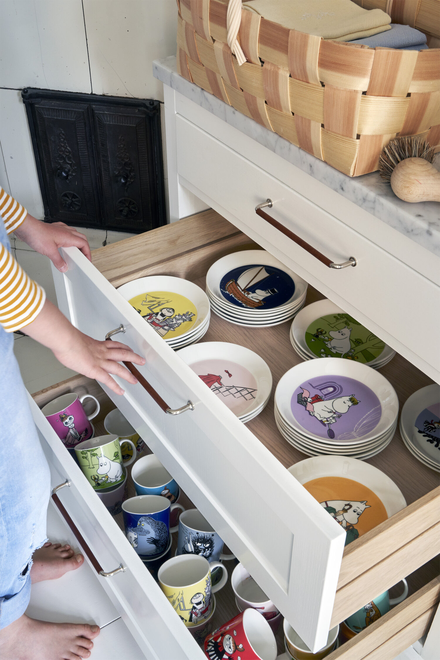 Mumi 19 cm tallerken Snorkfr&oslash;ken