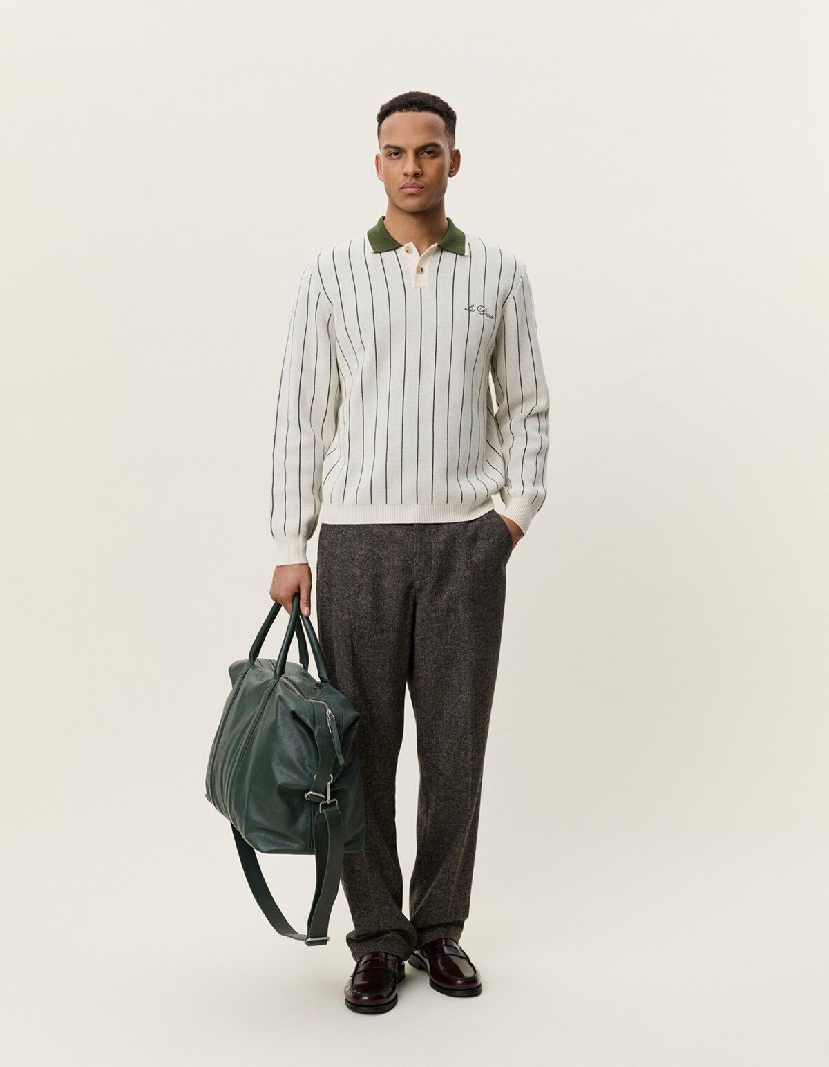 Signature Knitted Ls Polo