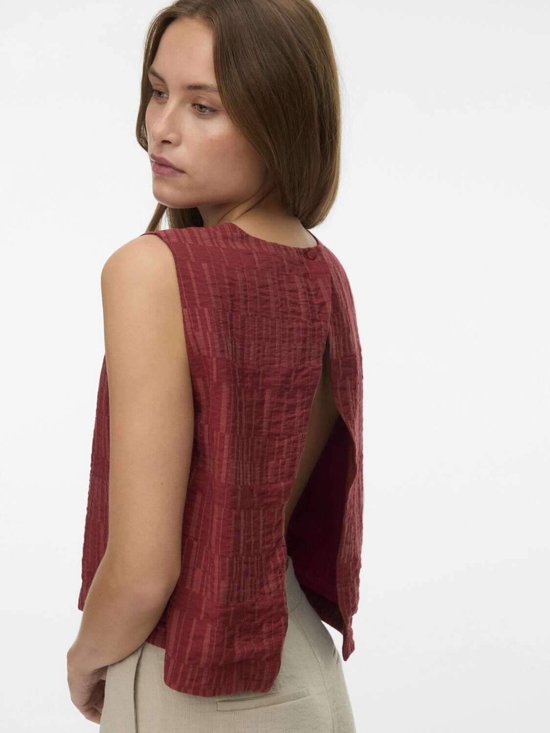 Awbeatrix Sl O-Neck Short Top